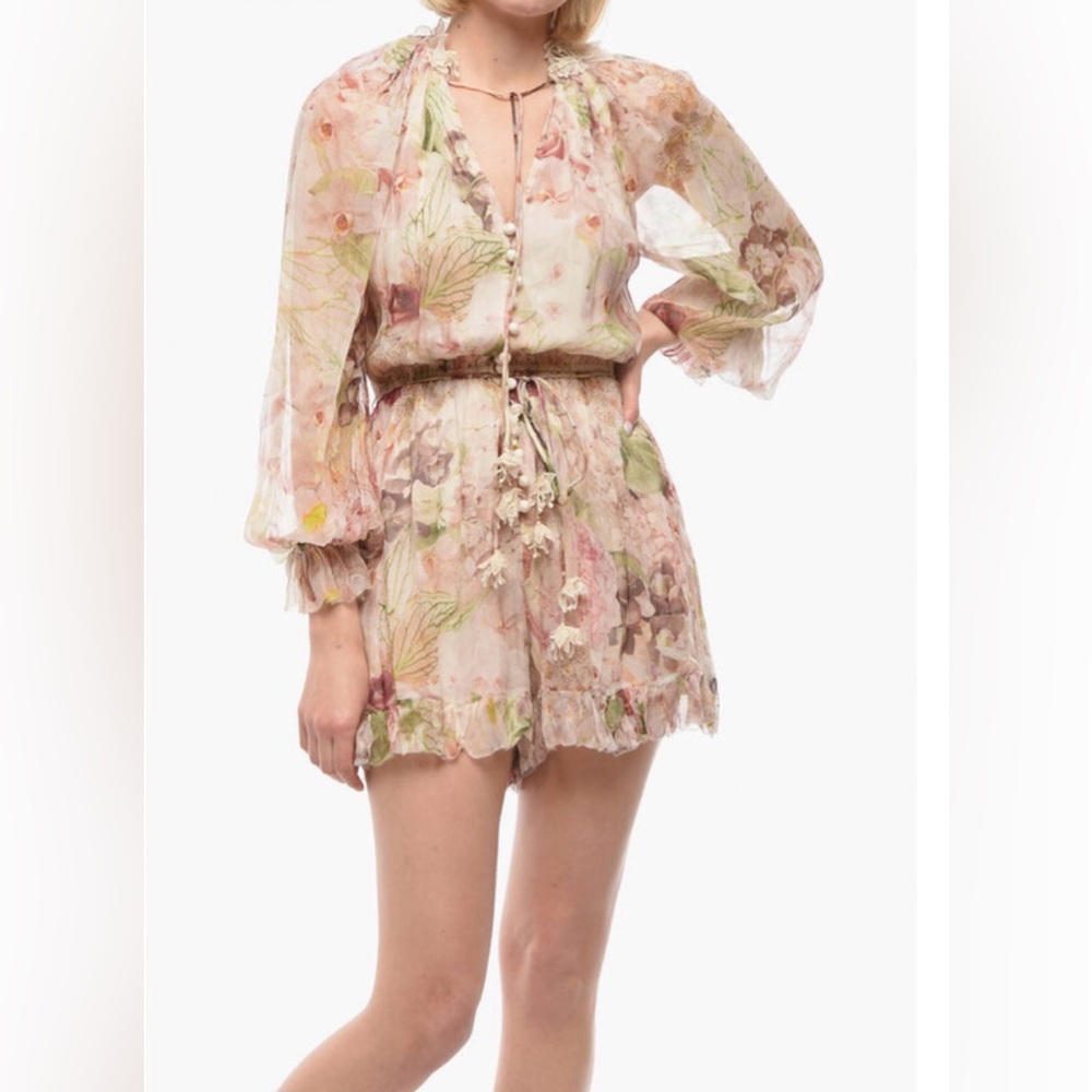 Zimmermann Floral playsuit/romper